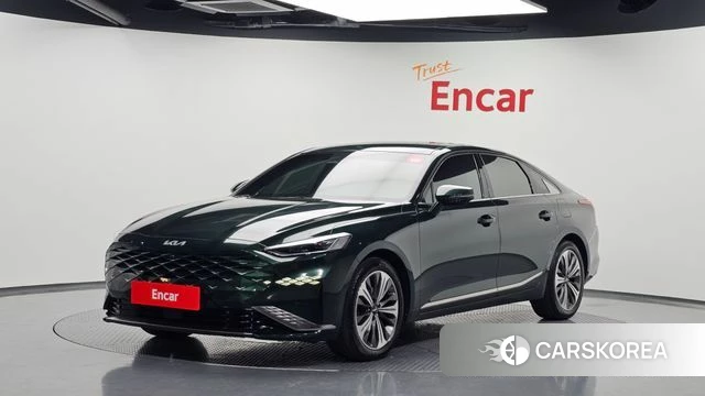 Kia K8 Hybrid 2022 Темно-зеленый из Кореи