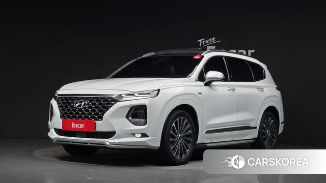 Hyundai Santa Fe TM 2018 Белый из Кореи