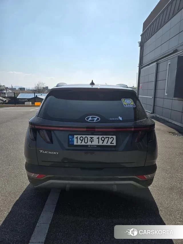 Hyundai Tucson Hybrid (NX4) 2022 Темно-зеленый из Кореи