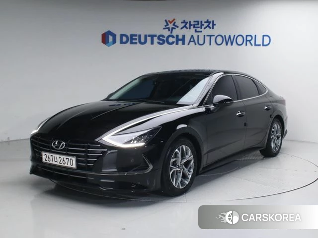 Hyundai Sonata (DN8) 2019 Черный из Кореи