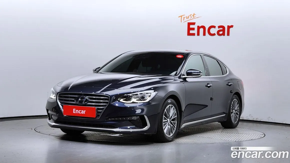 Hyundai Grandeur IG Hybrid 2018 Синий из Кореи
