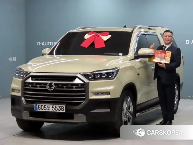 Ssangyong The New Rexton Sport 2024 Жемчужный цвет из Кореи