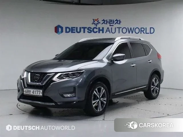 Nissan X Trail 2018 Серебристо-серый из Кореи
