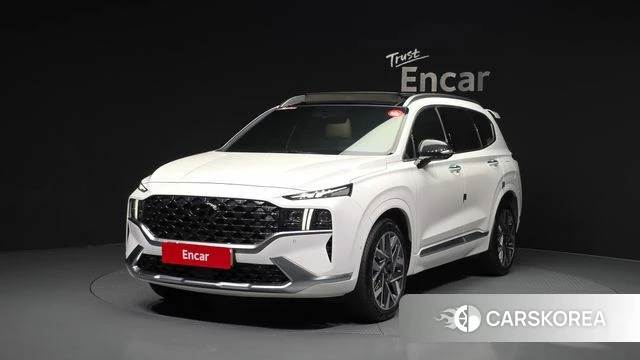 Hyundai The New Santa Fe 2021 Белый из Кореи
