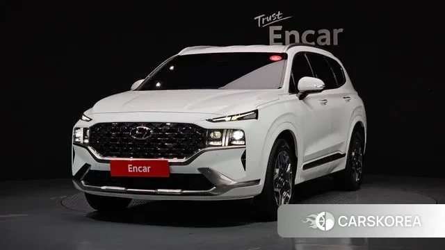 Hyundai The New Santa Fe 2023 Белый из Кореи