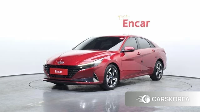 Hyundai Avante (CN7) 2020 Красный из Кореи