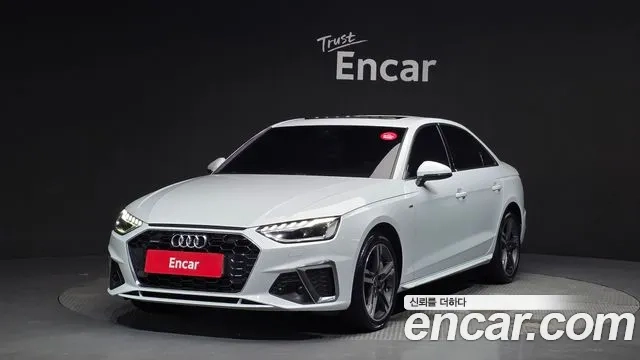 Audi A4 (B9) 2021 Белый из Кореи