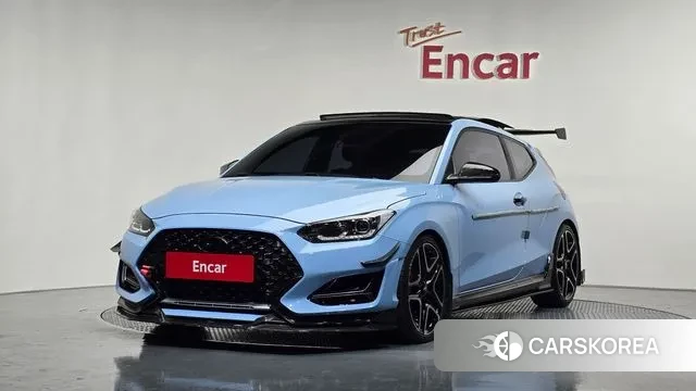 Hyundai Veloster (JS) 2021 Небесно-голубой из Кореи