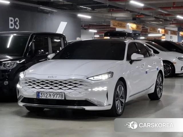 Kia K8 Hybrid 2024 Белый из Кореи