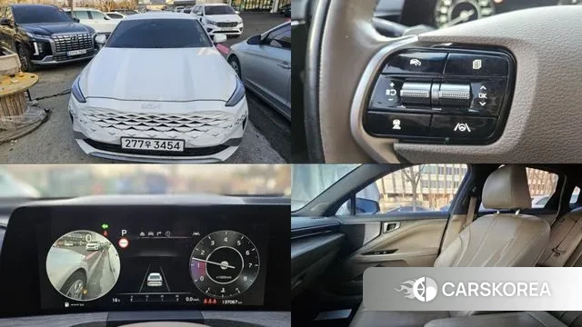 Kia K8 2022 Белый из Кореи