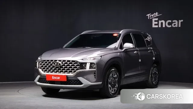 Hyundai The New Santa Fe 2022 Серый из Кореи