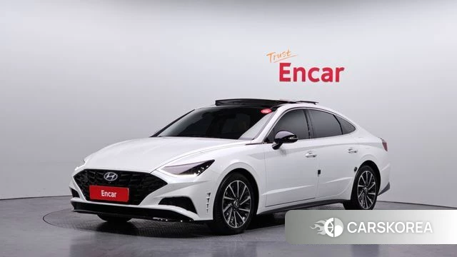 Hyundai Sonata (DN8) 2019 Белый из Кореи