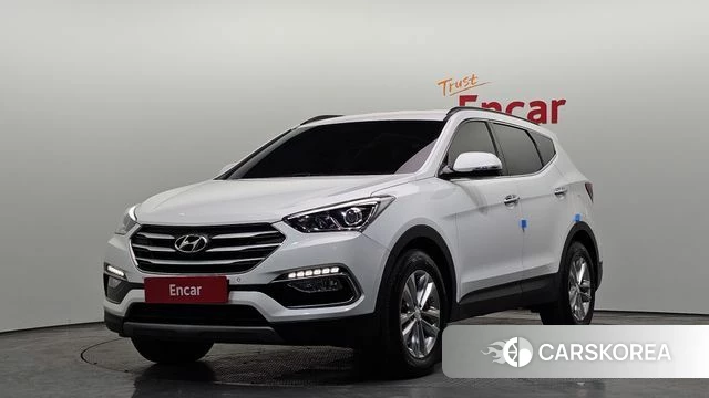 Hyundai Santa Fe The Prime 2018 Белый из Кореи