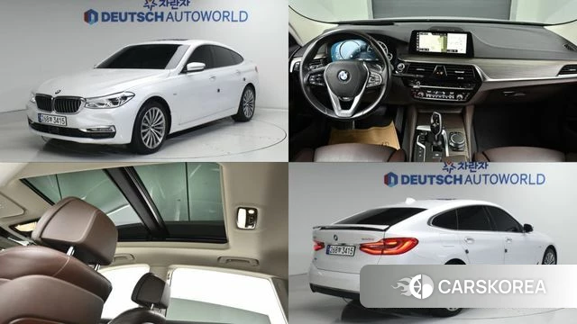 BMW 6 Series GT (G32) 2018 Белый из Кореи