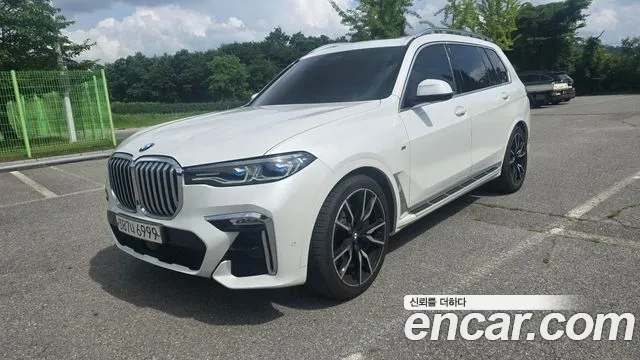 BMW X7 (G07) 2020 Белый из Кореи