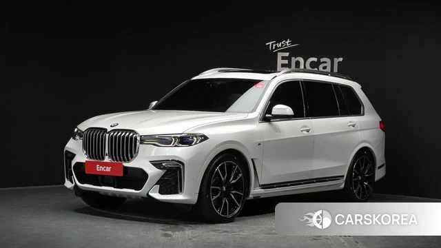 BMW X7 (G07) 2021 Белый из Кореи