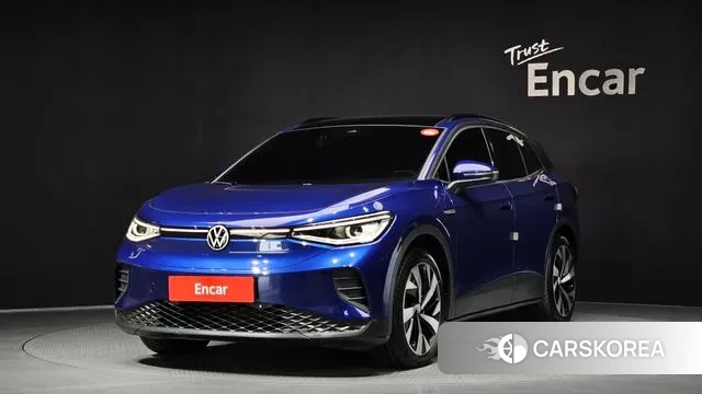 Volkswagen ID.4 2022 Синий из Кореи