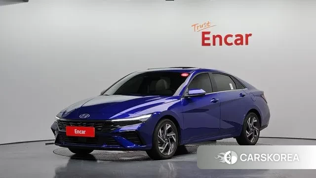 Hyundai The New Avante (CN7) 2023 Синий из Кореи