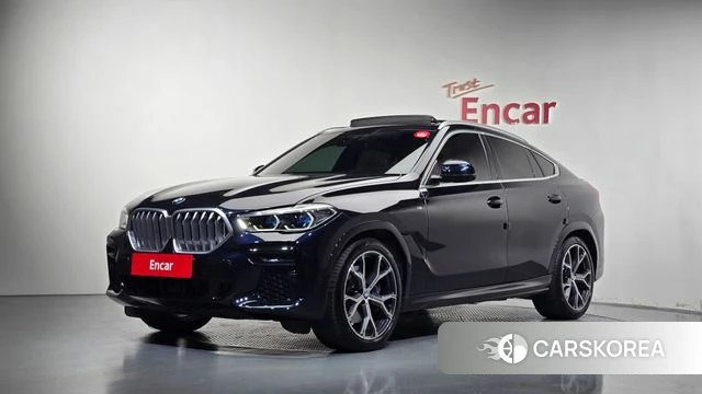 BMW X6 (G06) 2022 Черный из Кореи