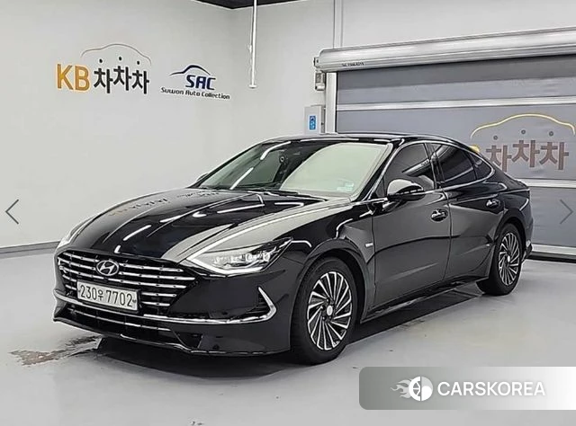Hyundai Sonata Hybrid (DN8) 2019 Черный из Кореи