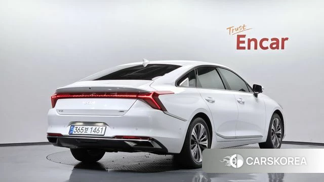 Kia K8 Hybrid 2023 Белый из Кореи
