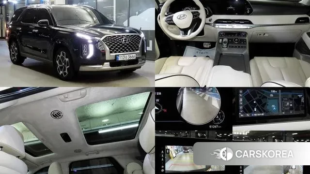 Hyundai Palisade 2021 Синий из Кореи