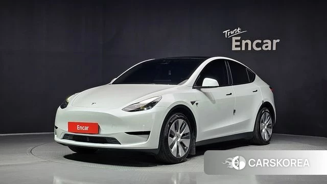 Tesla Model Y 2023 Белый из Кореи