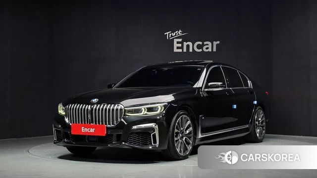 BMW 7 Series (G11) 2021 Черный из Кореи