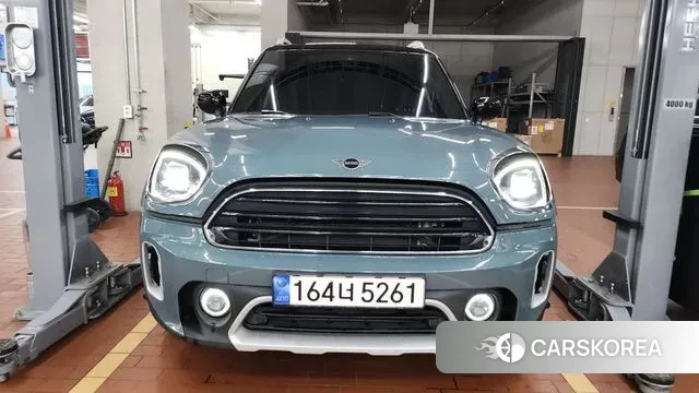 Mini Cooper Countryman 2022 Небесно-голубой из Кореи