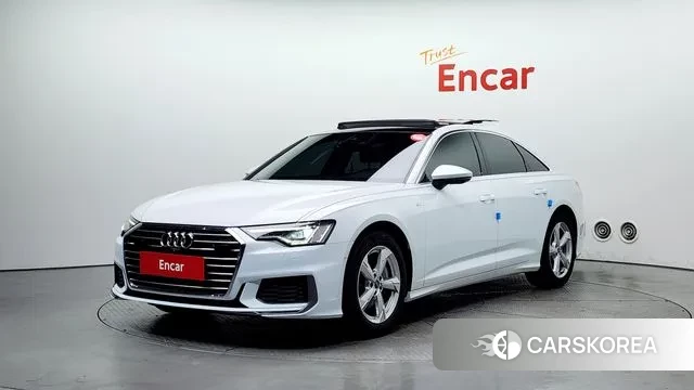 Audi A6 (C8) 2021 Белый из Кореи