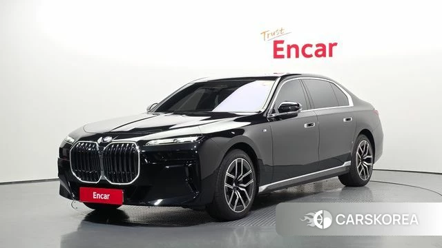 BMW 7 Series (G70) 2024 Черный из Кореи