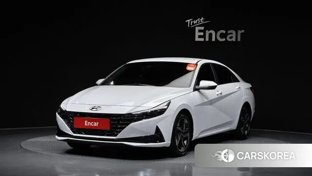 Hyundai Avante (CN7) 2020 Белый из Кореи