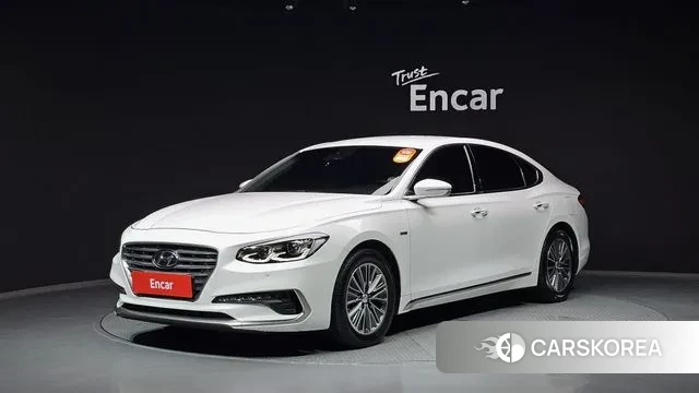 Hyundai Grandeur IG Hybrid 2018 Белый из Кореи