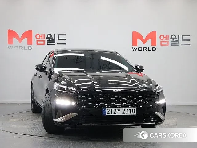 Kia K8 Hybrid 2023 Черный из Кореи