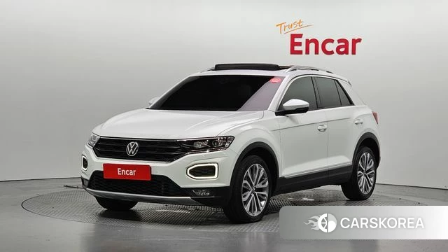 Volkswagen T-Roc 2021 Белый из Кореи