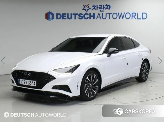 Hyundai Sonata (DN8) 2022 Белый из Кореи