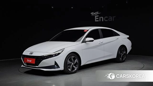Hyundai Avante (CN7) 2020 Белый из Кореи