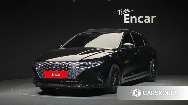 Hyundai The New Grandeur IG Hybrid 2021 Черный из Кореи