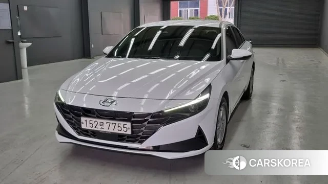 Hyundai Avante (CN7) 2020 Белый из Кореи
