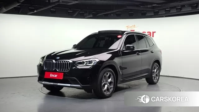 BMW X3 (G01) 2022 Черный из Кореи