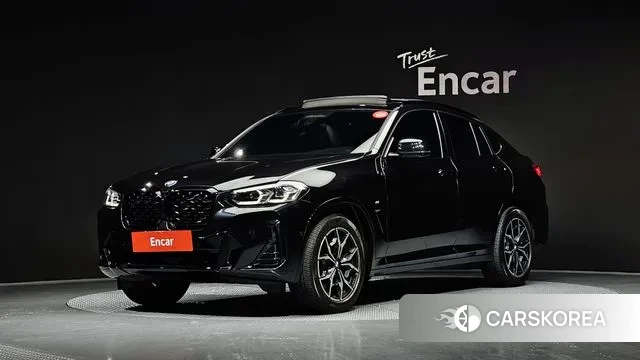 BMW X4 (G02) 2023 Черный из Кореи