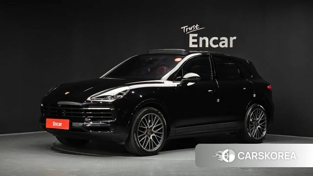 Porsche Cayenne (PO536) 2022 Черный из Кореи