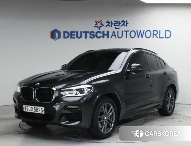 BMW X4 (G02) 2020 Черный из Кореи