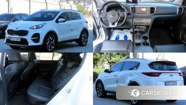 Kia Sportage The Bold 2019 Белый из Кореи