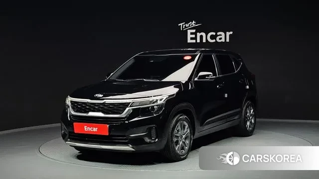 Kia Seltos 2020 Черный из Кореи