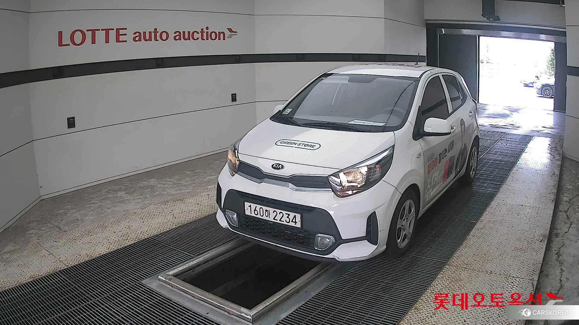 Kia Morning 2021 Clear White из Кореи