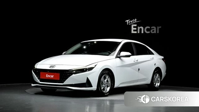 Hyundai Avante (CN7) 2020 Белый из Кореи