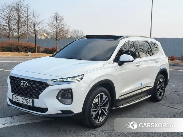 Hyundai Santa Fe TM 2018 Белый из Кореи