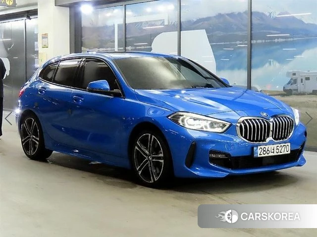 BMW 1 Series (F40) 2022 Синий из Кореи