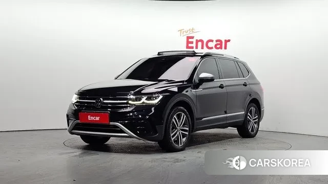Volkswagen Tiguan Allspace 2022 Черный из Кореи